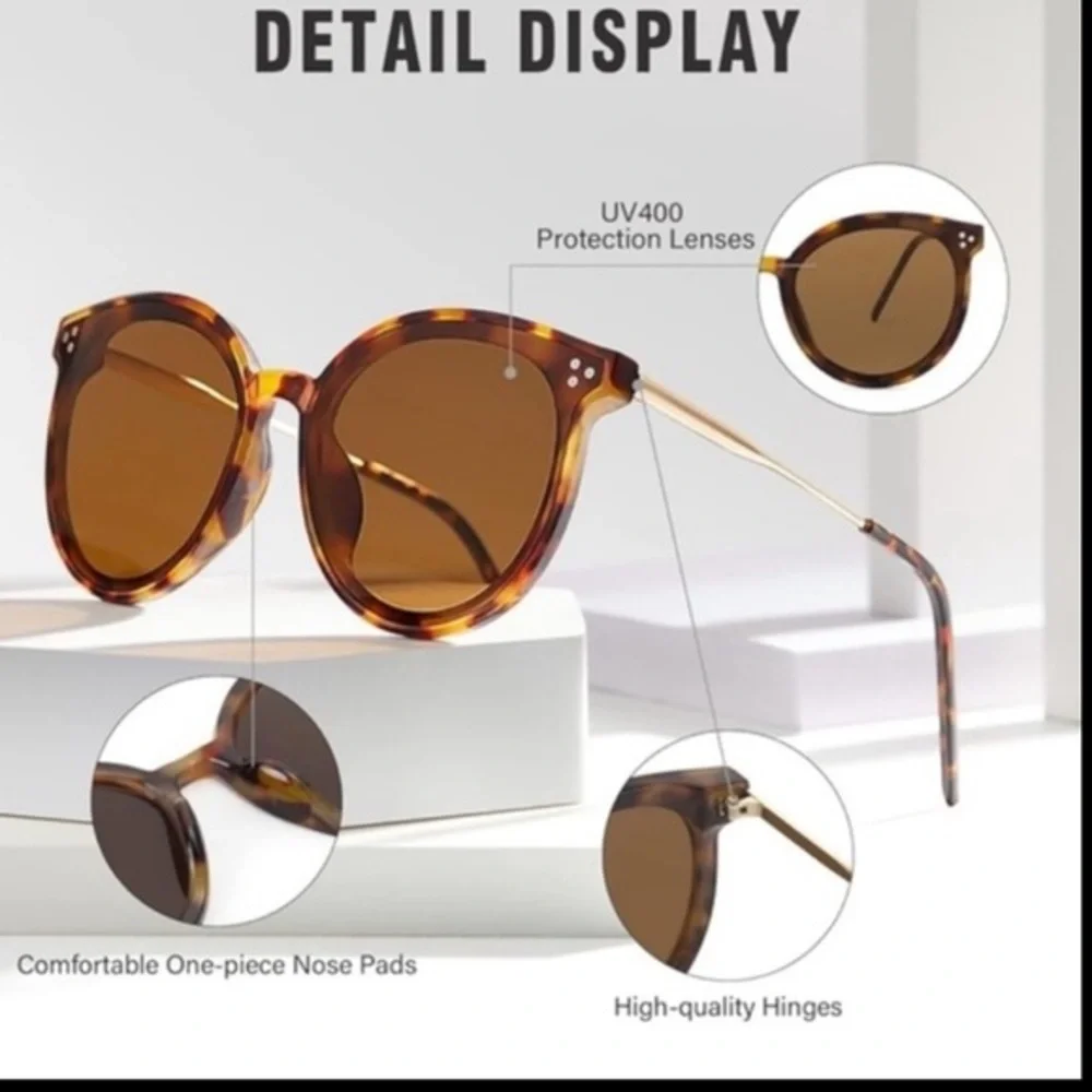 Dollger Classic Round / Cateye Sunglasses‎ for Men or Women Retro Shades UV400